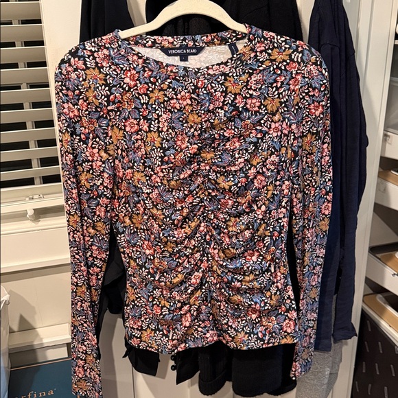 Veronica Beard Detta NWOT floral paisley long sleeve top - Picture 3 of 8